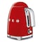 Smeg Style Kettle 3000W KLF03RDUK Red