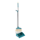 Delcasa Dust Pan With Broom, Plastic And Iron, Dc2007, Kitchen Brooms And Stand Up Dust Pan Magic Combo Set For Home, Lobby Broom And Standing Dustpan For Floor Cleaning