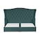 In House Taj Mahal Velvet Bed Frame - Queen - 200x140 cm - Turquoise