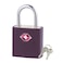 My Choice TSA Padlock With Keys Dark Purple