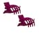 Aiwanto 2Pcs Hair Crab Hair Clip For Pony Tail Hair Accessories For Girls Womens (Purple)