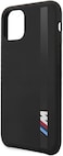CG Mobile BMW Tone-on-Tone Stripe Silicone Hard Case for iPhone 11 Pro Officially Licensed - Black