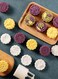 Domestic Use Hand Pressure Type Non-Stick Eco-Friendly ABS Mooncake Making Mould White 14*5*5cm