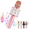 Ankuka Bluetooth Karaoke Microphone, Handheld Wireless Singing Karaoke Machine, Portable Mic Player Gifts For Christmas Birthday Home Party