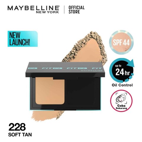 Maybelline Fit Me Powder Foundation 228 Soft Tan