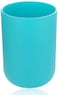 Plastic Tumbler for Bathroom, Blue, 7.3 x 7.3 x 10.3 centimeters