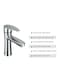 Generic 304 Stainless Steel Faucet Single-Handle Single-Hole Hot And Cold Water Water- Taps Is Suitable For Bathroom Washbasin Vessel Faucet