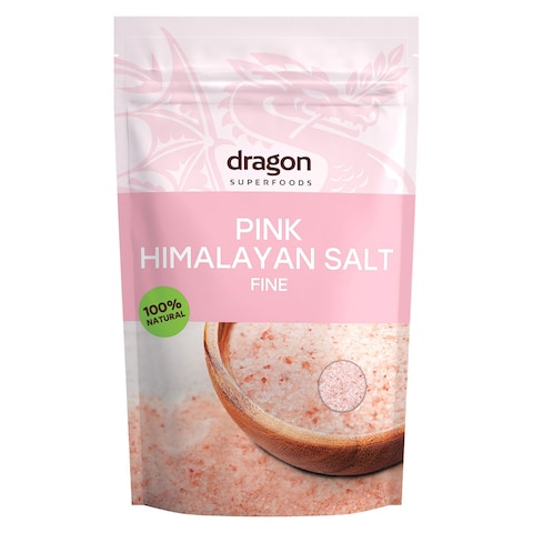 Buy Dragon Superfoods Pink Himalayan Salt Fine 500g in UAE