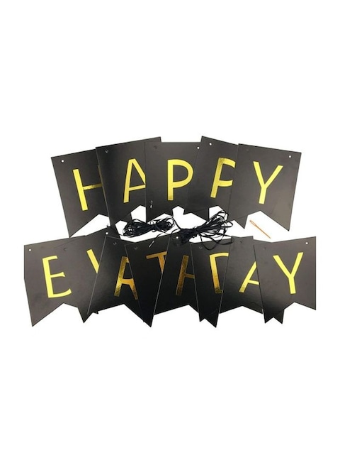 Generic Happy Birthday Bunting Party Banner 8Inch