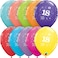 Age 18 11in Tropical Assortment Latex Balloon 6 pcs