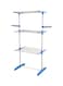Single Pole Clothes Drying Stand Blue 25meter