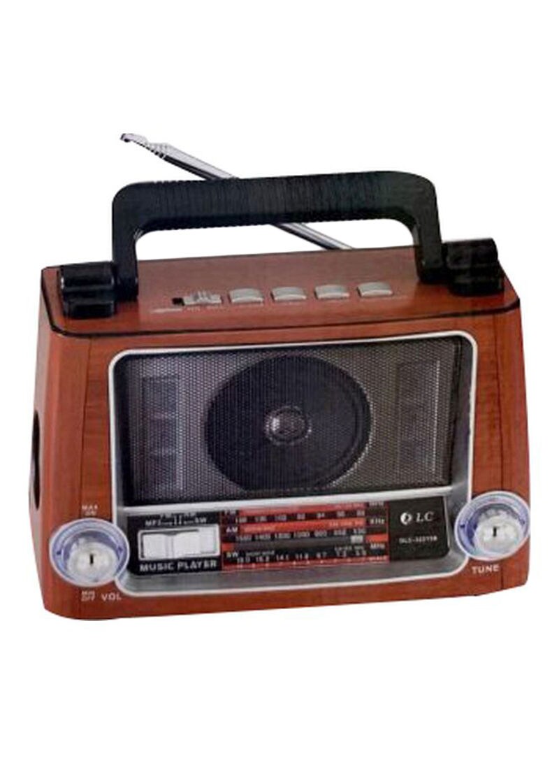 Buy Dlc Radio Shaped Bluetooth Speaker Black/Silver Online | Carrefour KSA