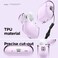 Elago Clear designed for AirPods Pro 2 case cover with Strap - Lavender