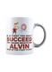 muGGyz Printed Ceramic Coffee Mug White