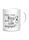 Giftex Does This Ring Make Me Look Engaged Printed Mug White/Black 11.5X10.5X10.5cm