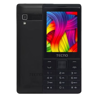 Tecno T528 16MB ROM 8MB RAM Mobile Phone Black