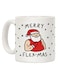 muGGyz Printed Ceramic Coffee Mug White 11Ounce