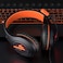 Meetion HP021 - Stereo Gaming Headset With Mic For Computer PC/Laptop/PS4/Xbox One/Mobile/Tablet - Black/Orange