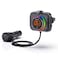 Moxedo Car FM Transmitter Wireless Bluetooth PD3.0 &amp; QC 3.0 38W Dual Ports USB-A/USB TYPE-C Car Charger Hands-Free Call, Noise Cancellation, Bass Booster, 7 RGB Colors Support SD Card AUX Input
