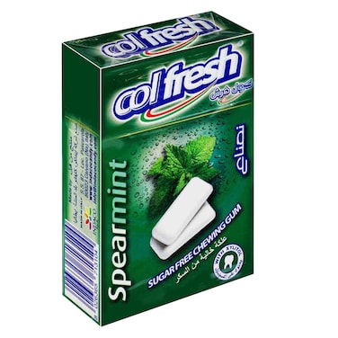 Colfresh Sugar Free Spearmint Chewing Gum 21g