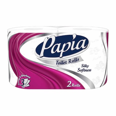 Papia Toilet Paper - 2 Rolls