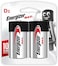 Energizer D Square Max Alkaline Batteries E95 BP2
