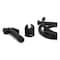 Home Pro Zinc Alloy Shattaf With Hose Black Set of 3
