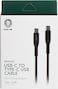 Green Lion Braided Compatible With Type-C To Type-C Cable 1.2M 2A - Black