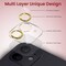 Moxedo Camera Lens Protector, 9H Tempered Glass, Scratch Resistant Aluminum Alloy Frame Camera Cover Screen Protector Compatible for iPhone 12/6.1 inch (PLATINUM GOLDEN)