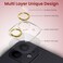 Moxedo Camera Lens Protector, 9H Tempered Glass, Scratch Resistant Aluminum Alloy Frame Camera Cover Screen Protector Compatible for iPhone 12/6.1 inch (PLATINUM GOLDEN)