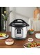 Wtrtr 7 Liters Stainless Steel Electric Pressure, Rice, Warmer, Steamer Cooker With 2 Pots