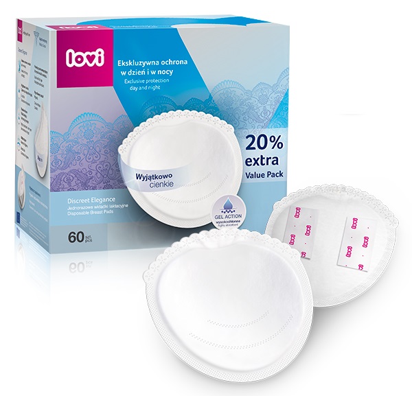 LOVI - Discreet Elegance Breast Pads 60 Pcs White