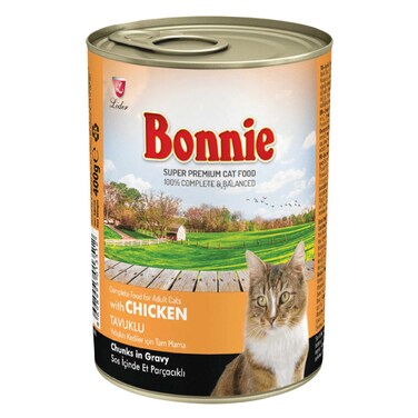 Bonnie Cat Chicken Chunks In Gravy 400G