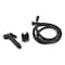 Home Pro Zinc Alloy Shattaf With Hose Black Set of 3
