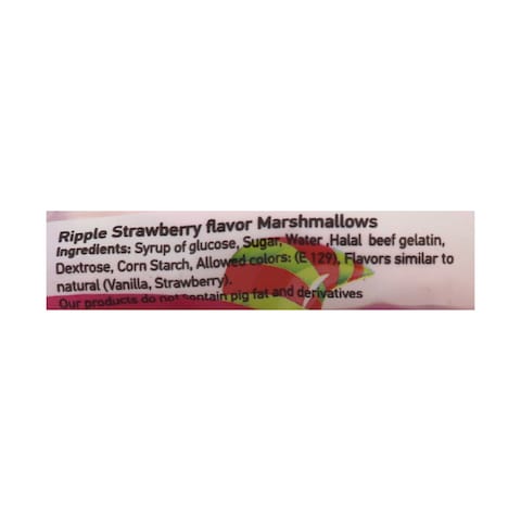 Magical Marshzone Marshmallow Ripple Strawberry Flavor - 10 gram