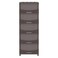 Cosmoplast Cedargrain 5 Tiers Storage Cabinet With Drawers And Wheels Dark Brown 50x40x114cm