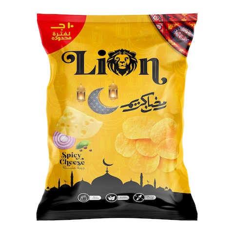 Lion Chips with Spicy Cheese - 100 gram