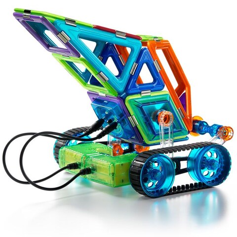 Geosmart - Mars Explorer  Remote Controlled Geomagnetic Vehicles With Stem Focused Magnetic Construction Set  For 5 Years And Up
