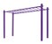RBWTOYS  Outdoor Monkey Bar with Metal, Kids Fitness Activity Playset for Kids.  RW-13122.     300x110x250cm