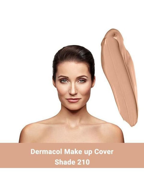 Dermacol High Coverage Waterproof Foundation Cream With Spf 30 Light Beige 210