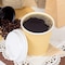 Marrkhor Disposable Ripple Cup Brown 8Oz With Lid - Kraft Hot Tea, Coffee, Kahwa, Hot Drinks &amp; Natural Brown - 30 Pieces