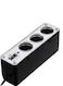Generic - Triple Port Car Cigarette Lighter Charger With USB Port And Socket For Apple iPhone 8 Silver/Black