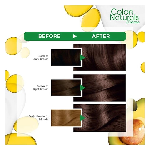 GARNIER NOURISHING PERMANENT HAIR COLOR CR&Egrave;ME 5N NUDE MEDIUM BROWN 112ML