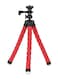 Generic - Octopus Tripod Stand Holder With Smartphone Clip Red/Black