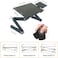 Generic Laptop Stand Table Foldable Laptop Desk Portable 360 Degree Adjustable Table For Bed Sofa With Mouse Board
