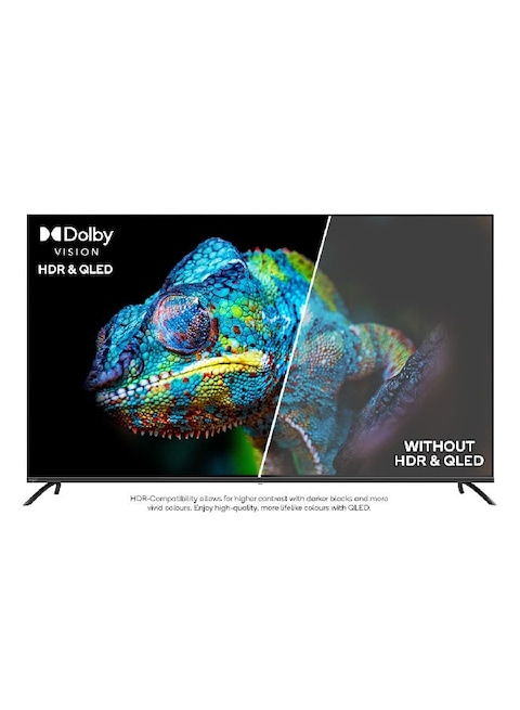 Dansat 50-Inch Ultra HD 4K Smart Android Television With Wall Mount, DTD5021BU/DTD5022BU/DTD50BU, Black