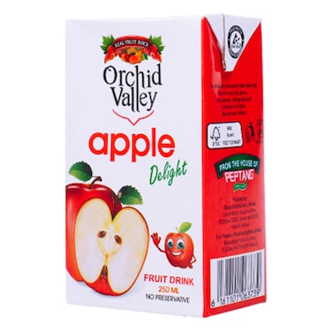 Orchid Valley Delight Apple Juice 250Ml