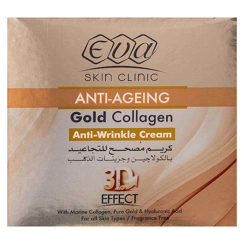 Eva Skin Clinic Anti Wrinkle Cream with Gold Collagen - 50 Ml