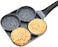 Generic Ejoyway Egg Frying Pan 4-Cup Non Stick Egg Cooker Pan&nbsp;Animals Molds Pancake Maker Multipurpose Pancake Pan Burger Omelet Cooker Griddle