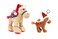 Bundle items - Beige camel with santa hat 18cm and Brown key ring 12cm